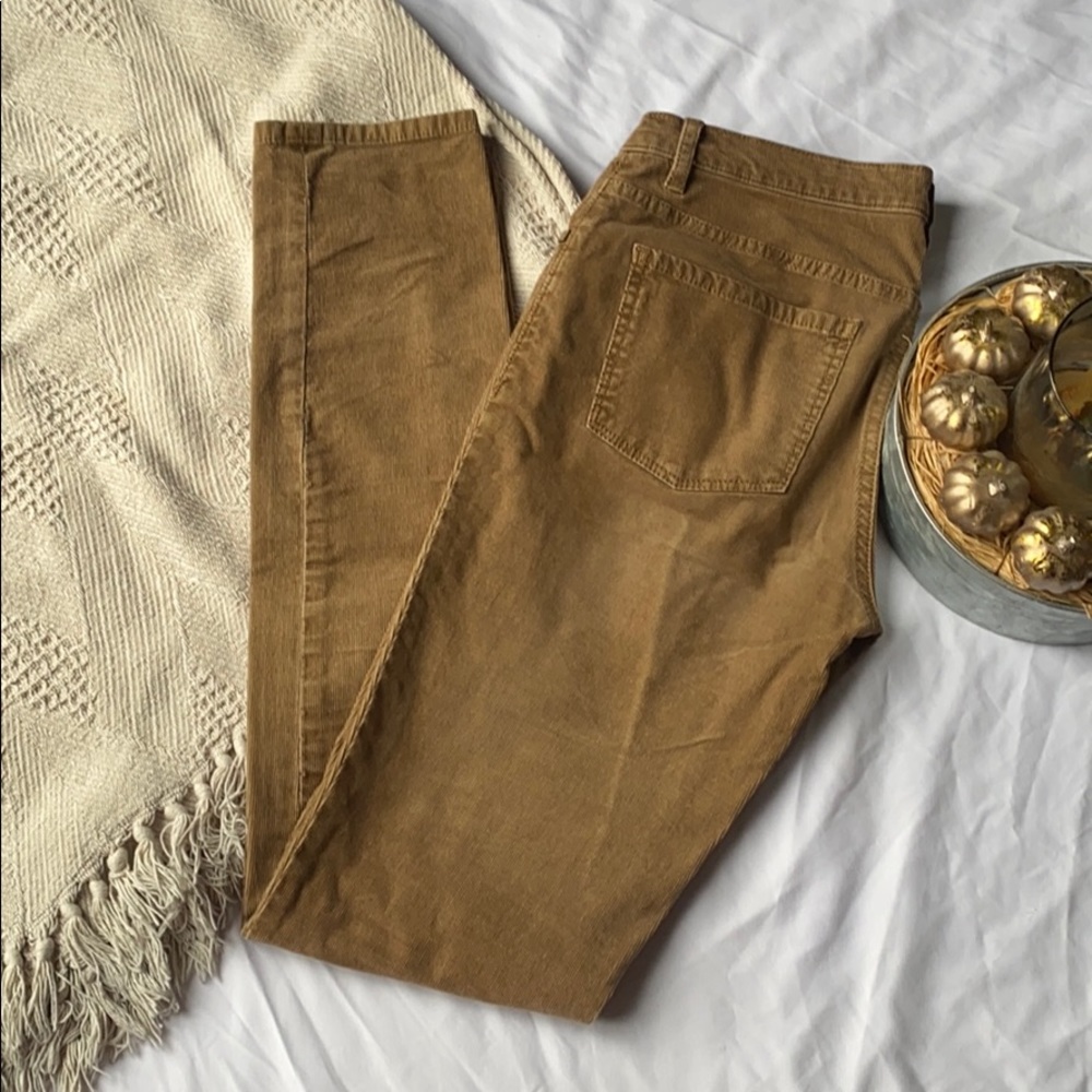 Aritzia Corduroy Tan Pants